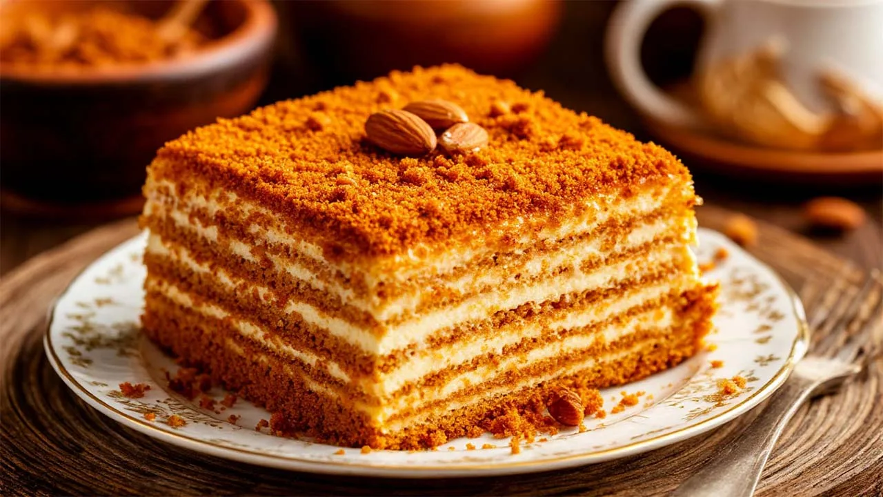 Торт «Медовик» — фото